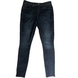 Levi Strauss High Rise Skinny Jeans Women Blue Stretch Denim Size 32x32